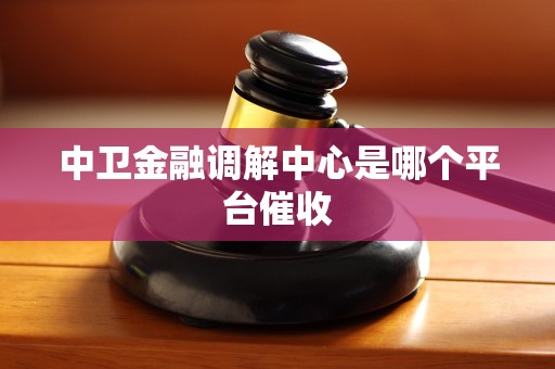 中卫金融调解中心是哪个平台催收