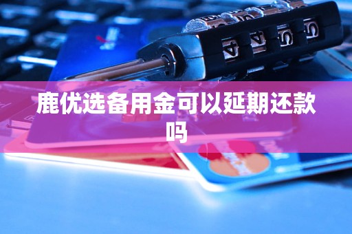鹿优选备用金可以延期还款吗