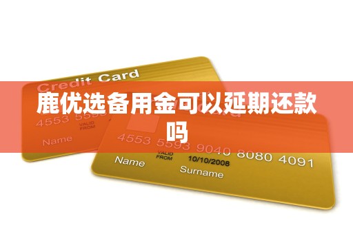 鹿优选备用金可以延期还款吗