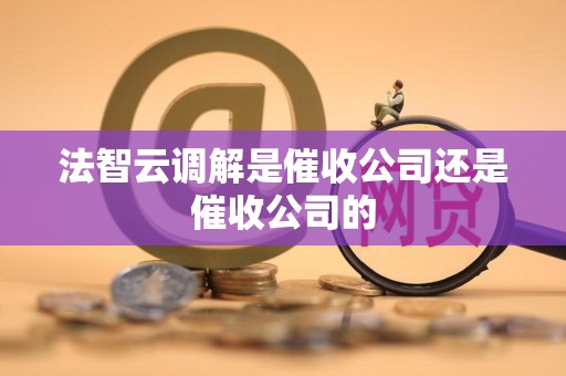 法智云调解是催收公司还是催收公司的