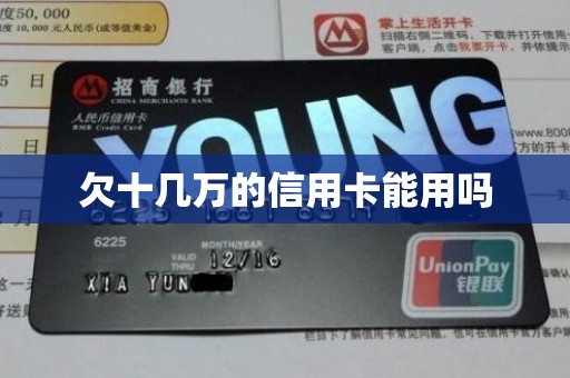 欠十几万的信用卡能用吗