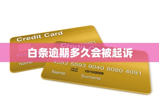 白条逾期多久会被起诉