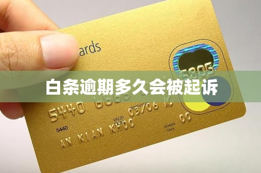 白条逾期多久会被起诉