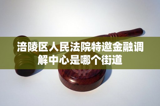 涪陵区人民法院特邀金融调解中心是哪个街道