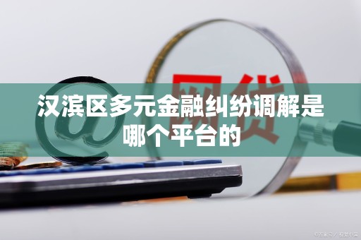 汉滨区多元金融纠纷调解是哪个平台的