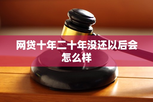 网贷十年二十年没还以后会怎么样