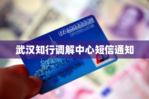 武汉知行调解中心短信通知