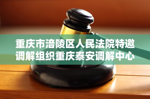 重庆市涪陵区人民法院特邀调解组织重庆泰安调解中心