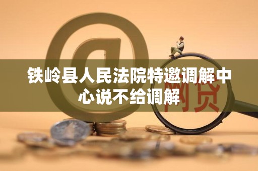 铁岭县人民法院特邀调解中心说不给调解