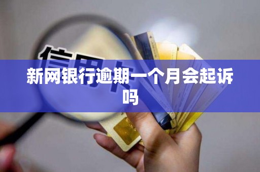 新网银行逾期一个月会起诉吗