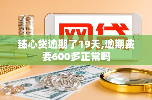 臻心贷逾期了19天,逾期费要600多正常吗