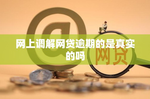 网上调解网贷逾期的是真实的吗