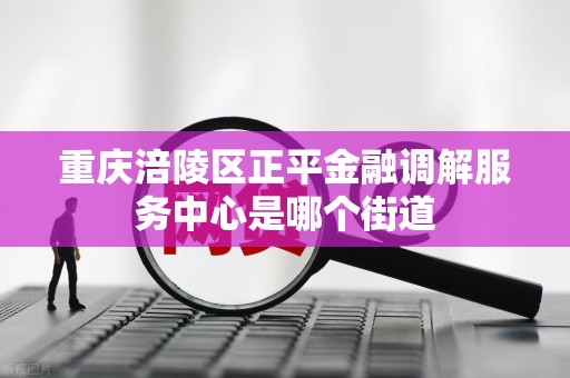 重庆涪陵区正平金融调解服务中心是哪个街道