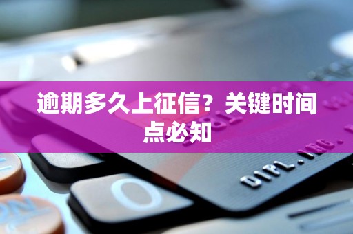 逾期多久上征信?关键时间点必知