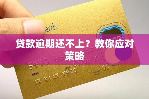 贷款逾期还不上?教你应对策略