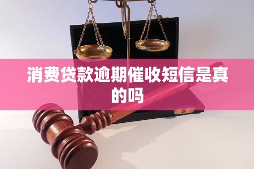 消费贷款逾期催收短信是真的吗