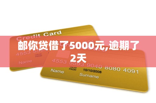 邮你贷借了5000元,逾期了2天