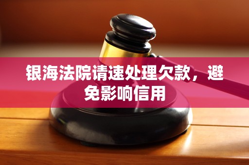 银海法院请速处理欠款,避免影响信用