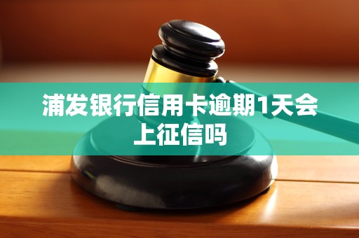 浦发银行信用卡逾期1天会上征信吗