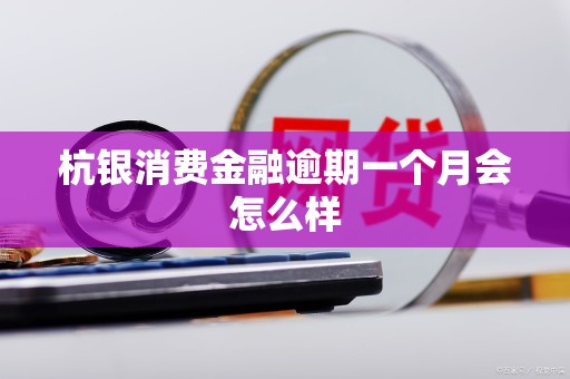 杭银消费金融逾期一个月会怎么样