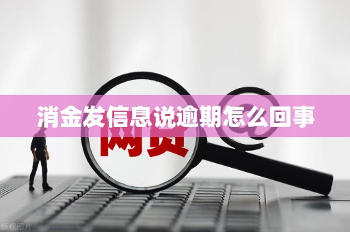 消金发信息说逾期怎么回事