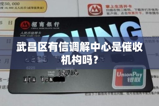 武昌区有信调解中心是催收机构吗?