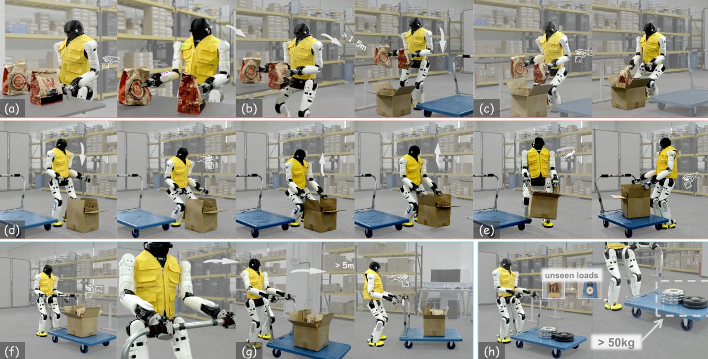 人形机器人自主控制新突破:智元等实现VLA驱动全身协同