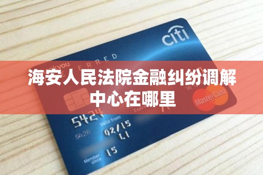 海安人民法院金融纠纷调解中心在哪里