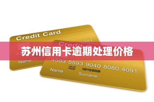 苏州信用卡逾期处理价格