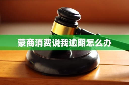 蒙商消费说我逾期怎么办