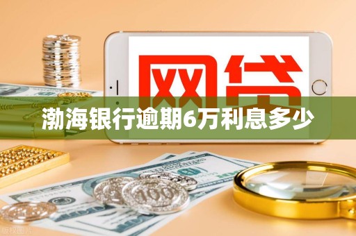 渤海银行逾期6万利息多少
