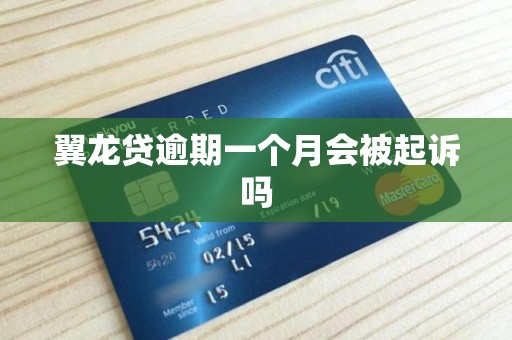 翼龙贷逾期一个月会被起诉吗