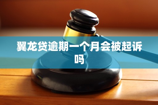翼龙贷逾期一个月会被起诉吗