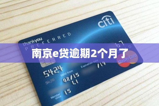 南京e贷逾期2个月了