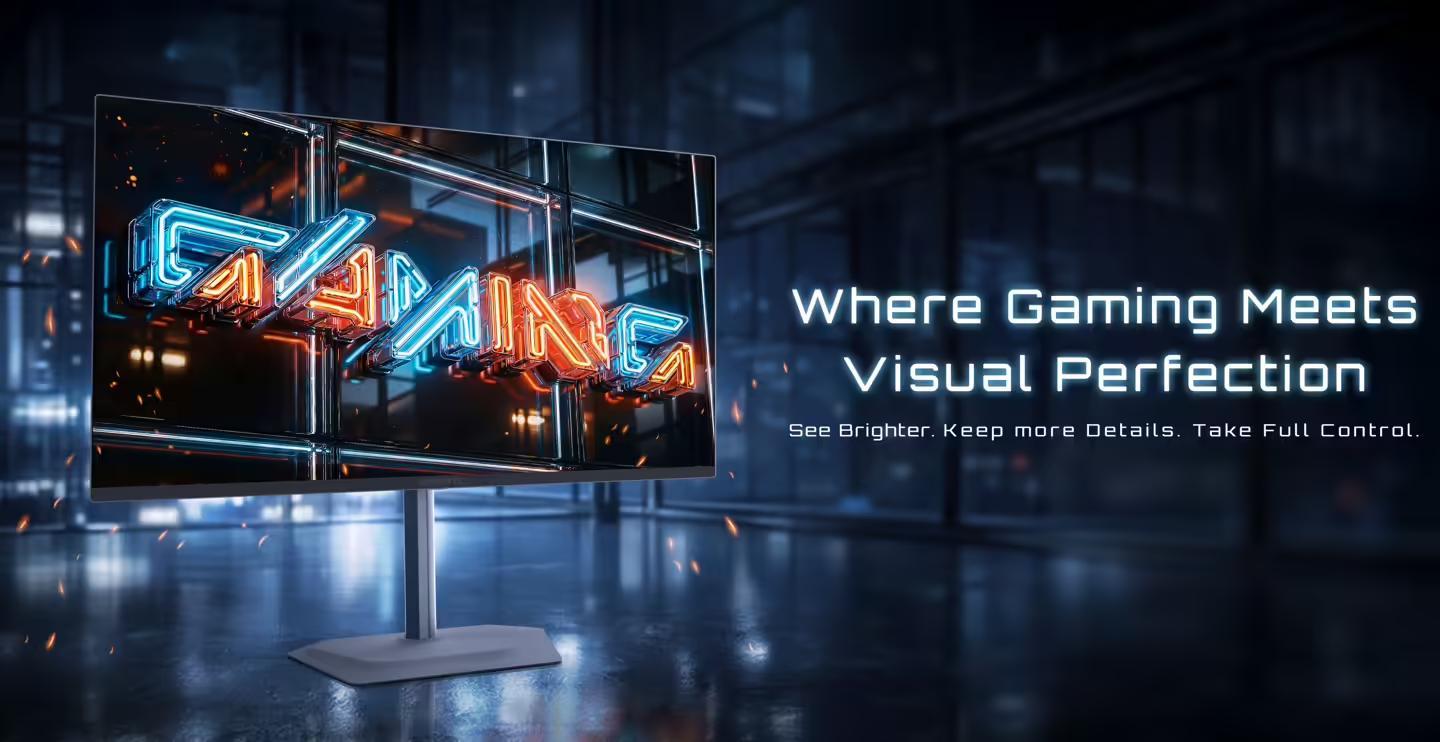 技嘉CES 2026连发四款OLED游戏显示器,刷新率最高达360Hz